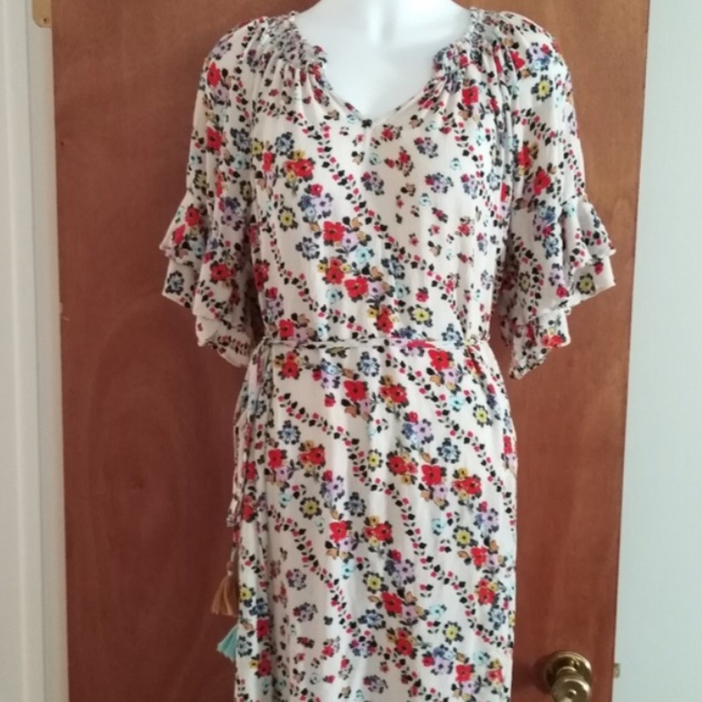 Democracy Women's Dress Plus Size 1X Floral